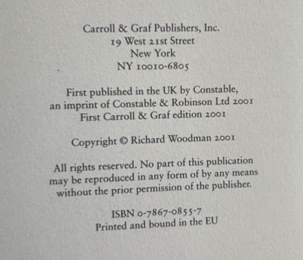 The Sea Worriors by Richard Woodman  **  First Edition  **