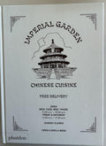 Imperial Garden - Chinese Cuisine (Lenny The Lobster)  **  First Edition  **