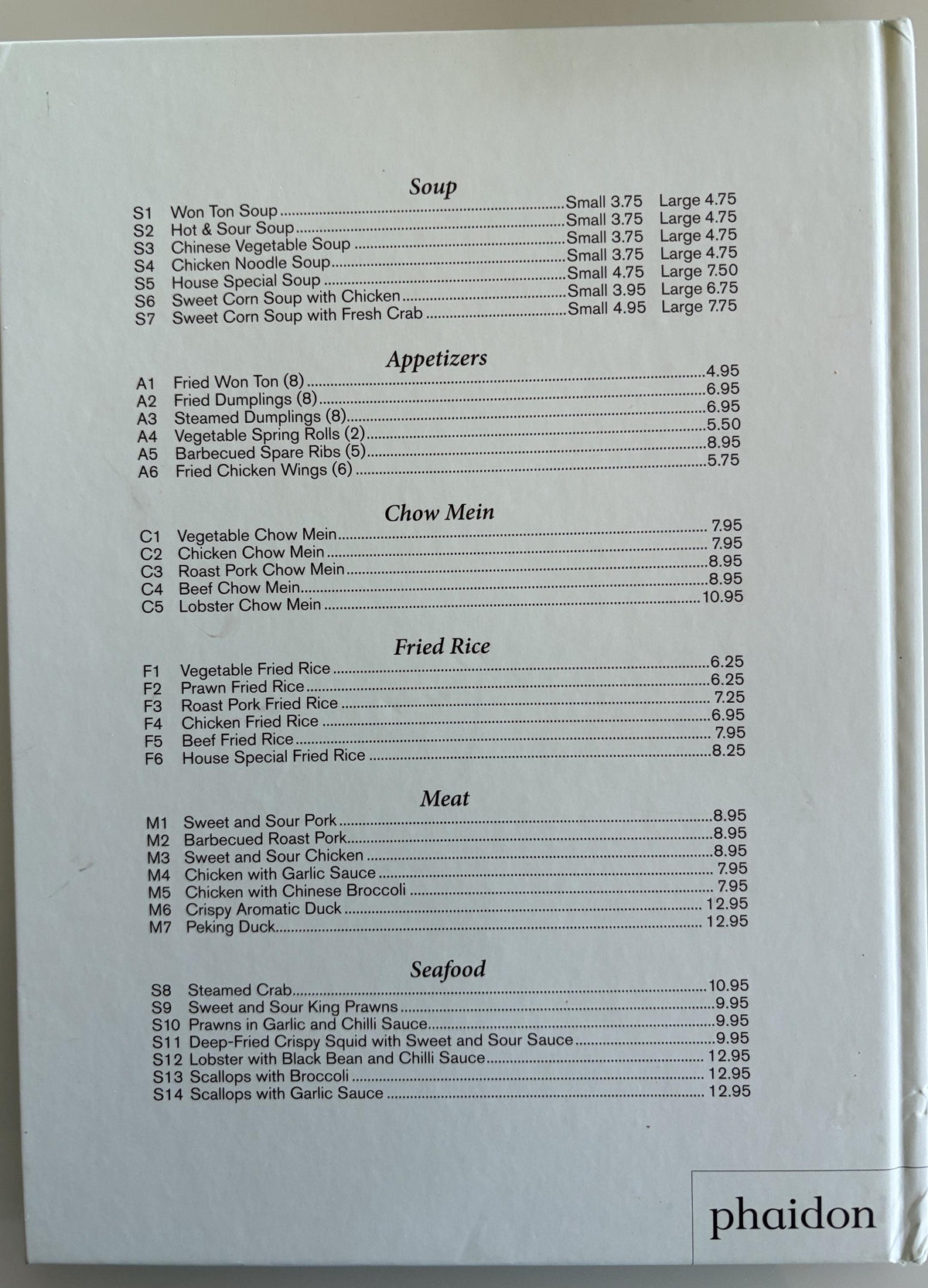 Imperial Garden - Chinese Cuisine (Lenny The Lobster)  **  First Edition  **
