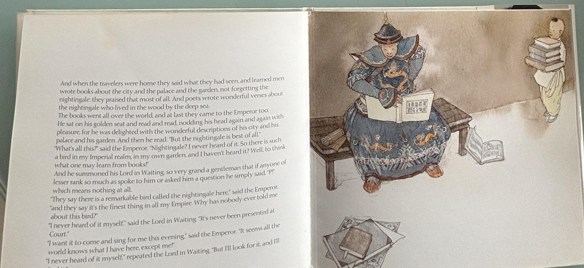 The Nightingale by Hans Christian Anderson  1984