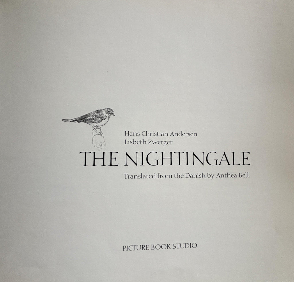 The Nightingale by Hans Christian Anderson  1984