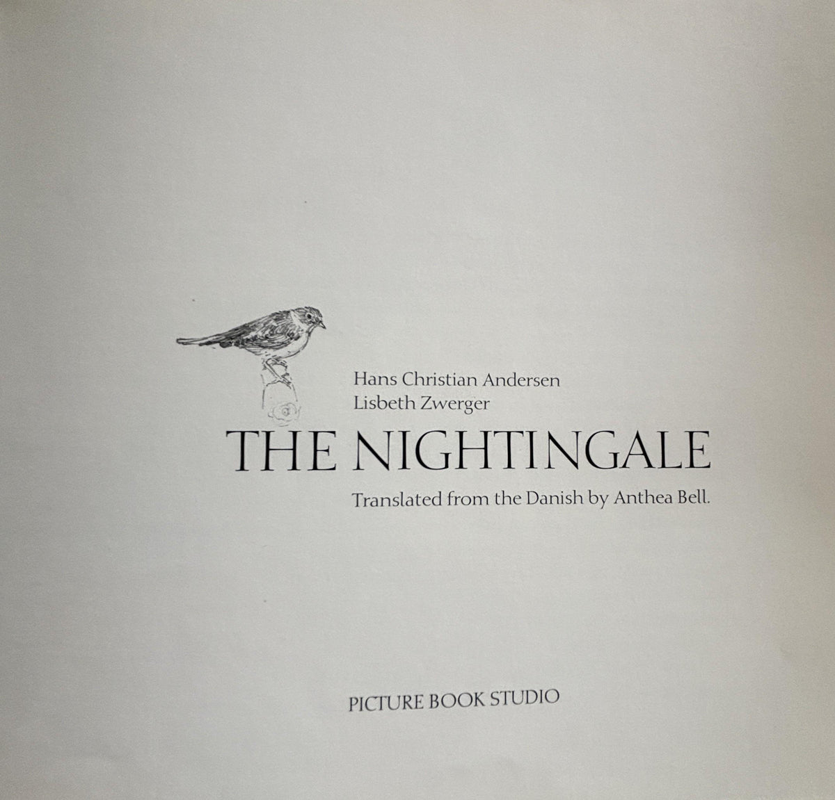 The Nightingale by Hans Christian Anderson  1984