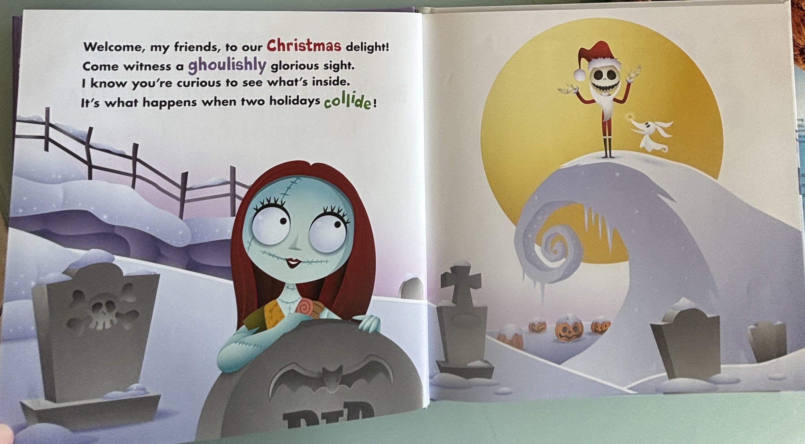 The Nightmare Before Christmas:  Time Burton - Disney  **  First Hardcover Edition  **