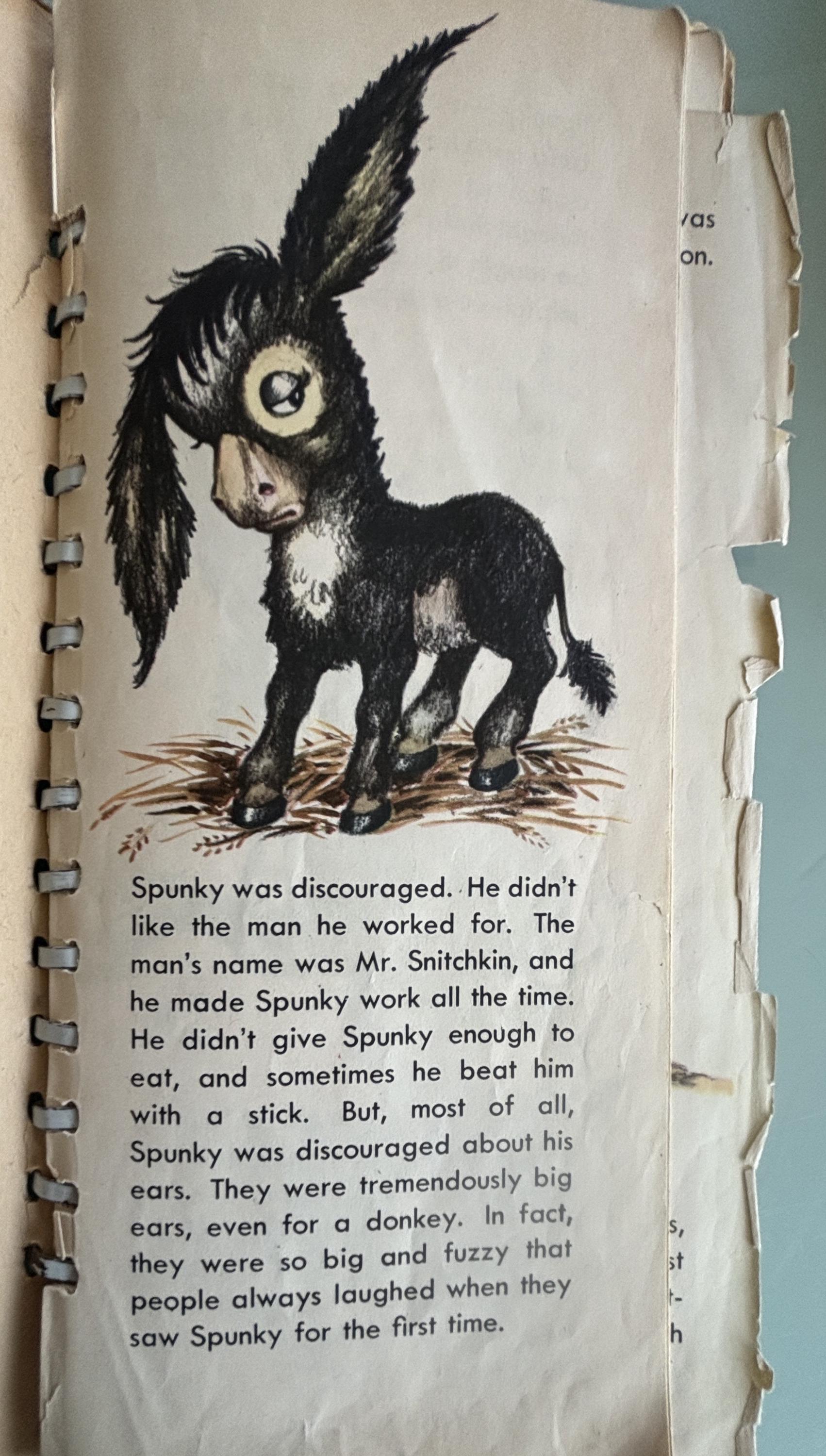 Spunky the Donkey:  David & Sharon Stearns