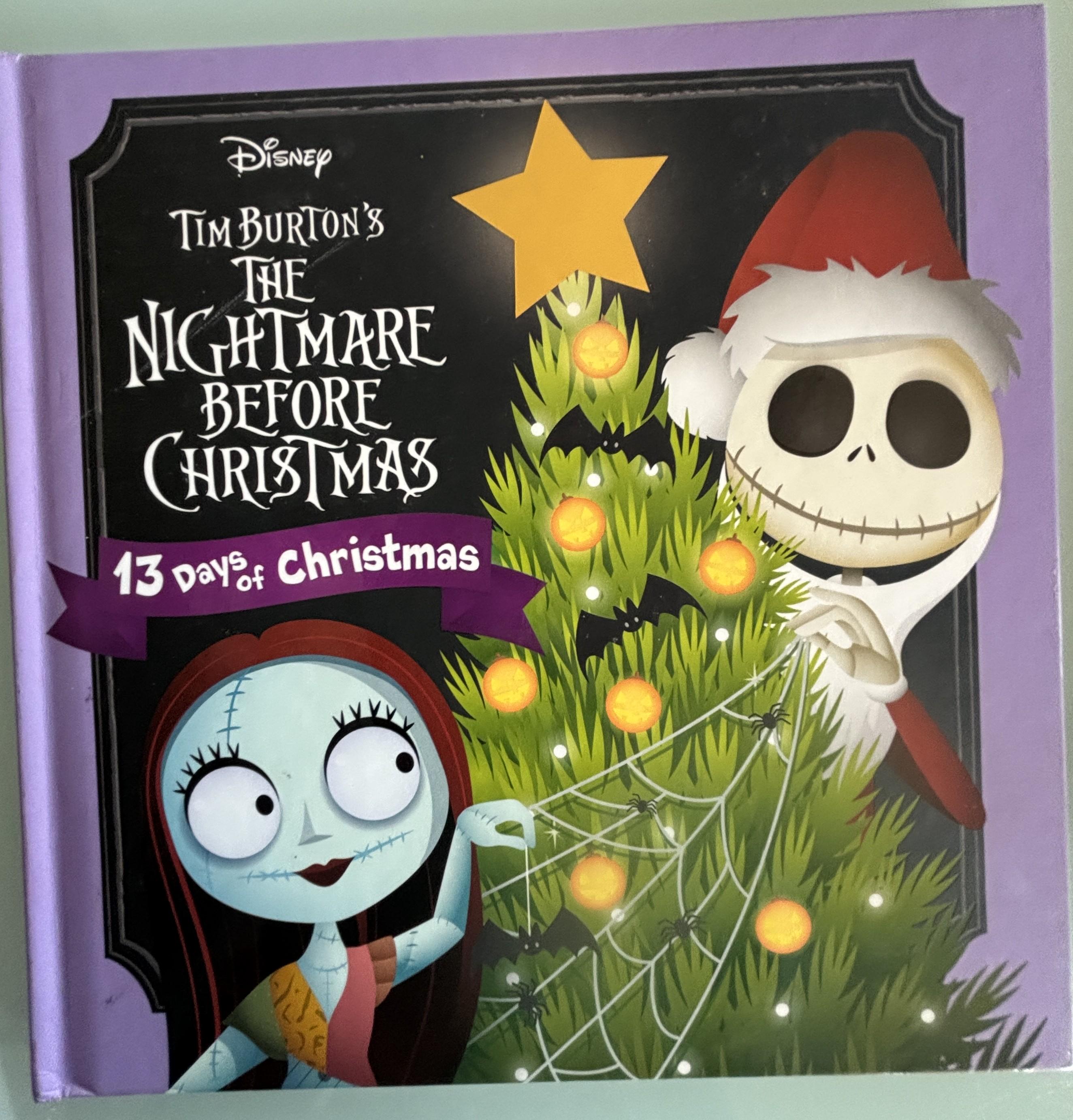 The Nightmare Before Christmas:  Time Burton - Disney  **  First Hardcover Edition  **