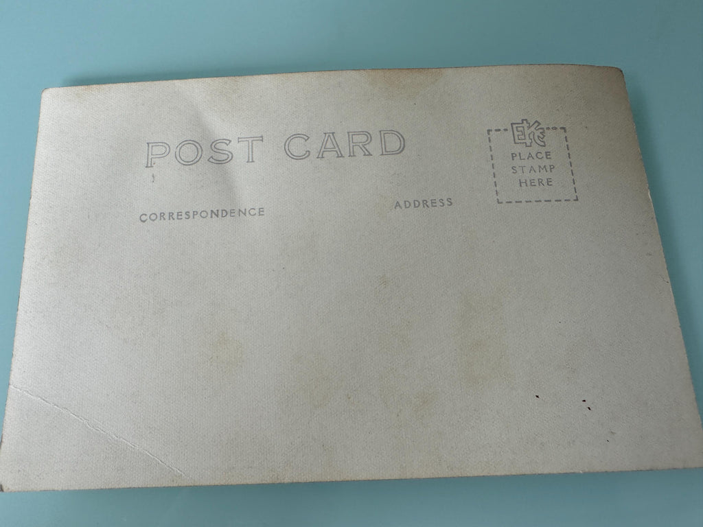 USS Idaho Sepia Postcard Pacific Aerial Surveys Seattle, Washington Nice Condition