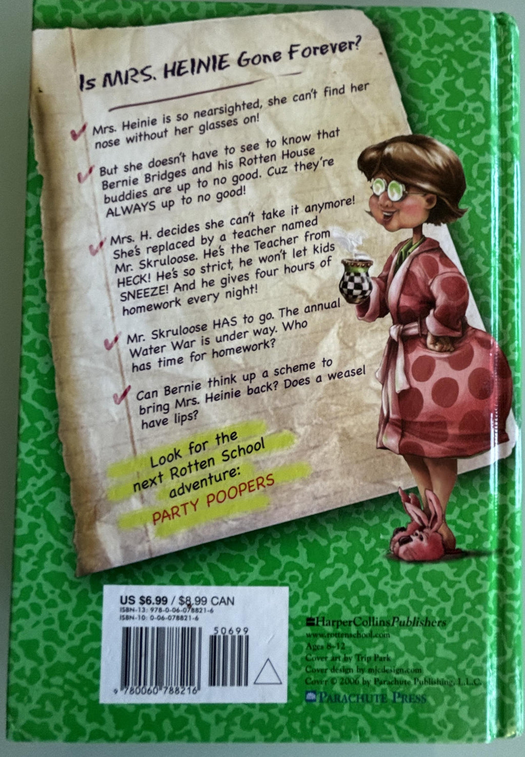 Rotten School #8 by R. L. Stine  **  First Edition  **