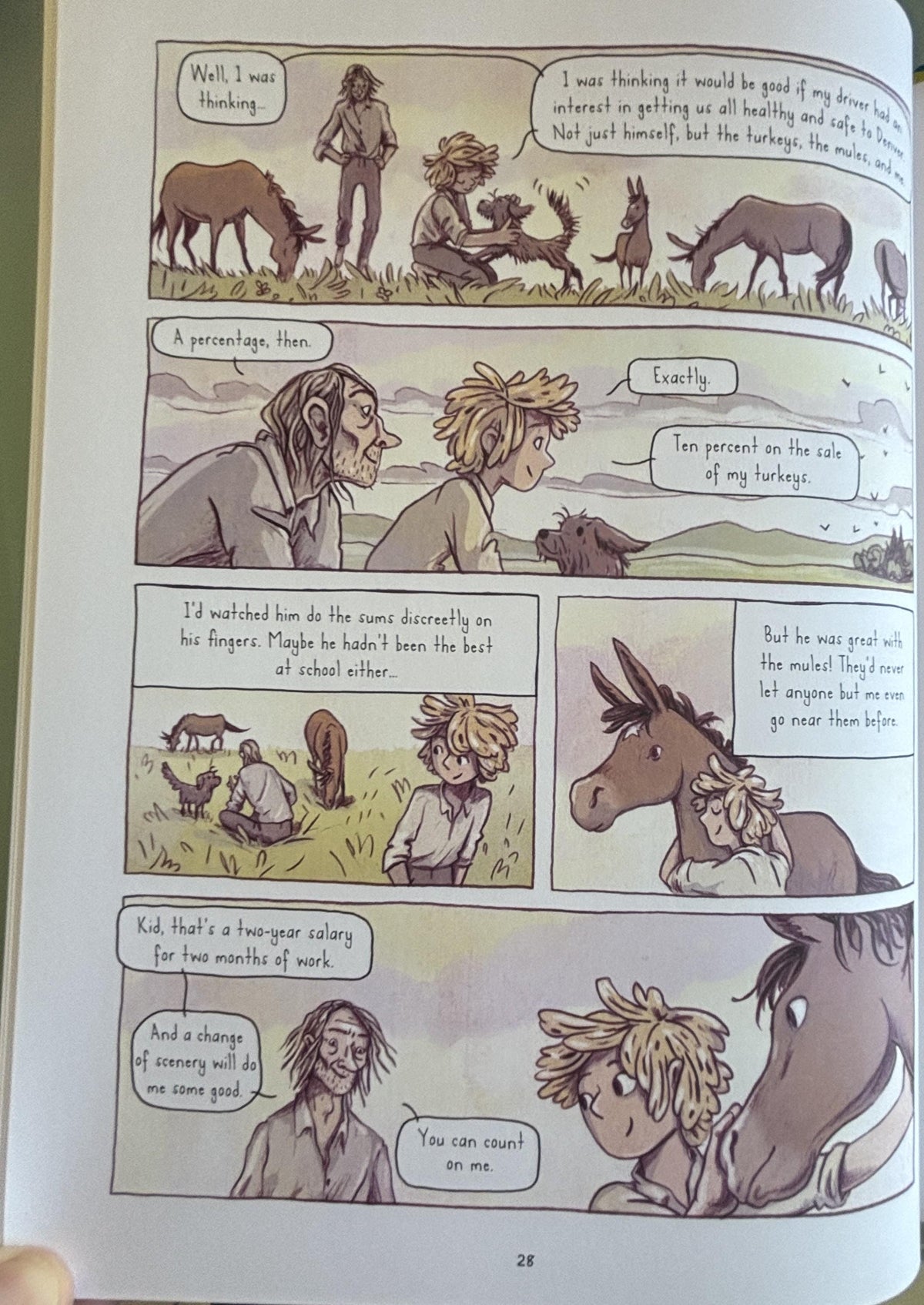 The Great Turkey Walk Graphic Novel, Kathleen Karr First Edition