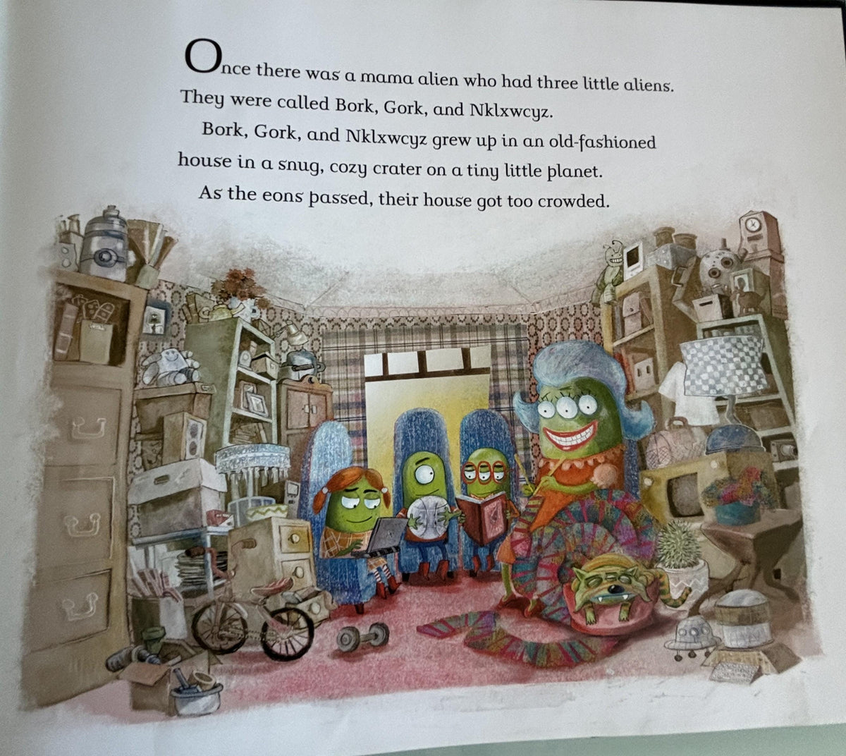 The Three Little Aliens and the Big Bad Robot  **  First Edition  **