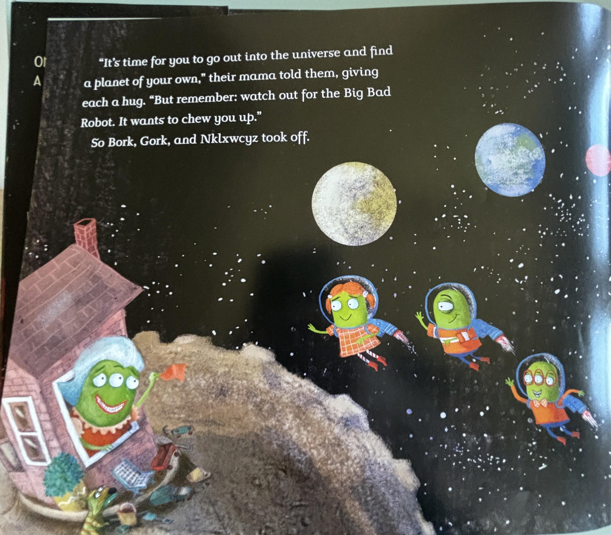 The Three Little Aliens and the Big Bad Robot  **  First Edition  **