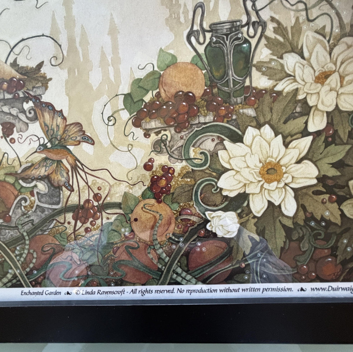 Enchanted Garden:  Linda Ravenscroft  ( Children's Fairy Art Print )