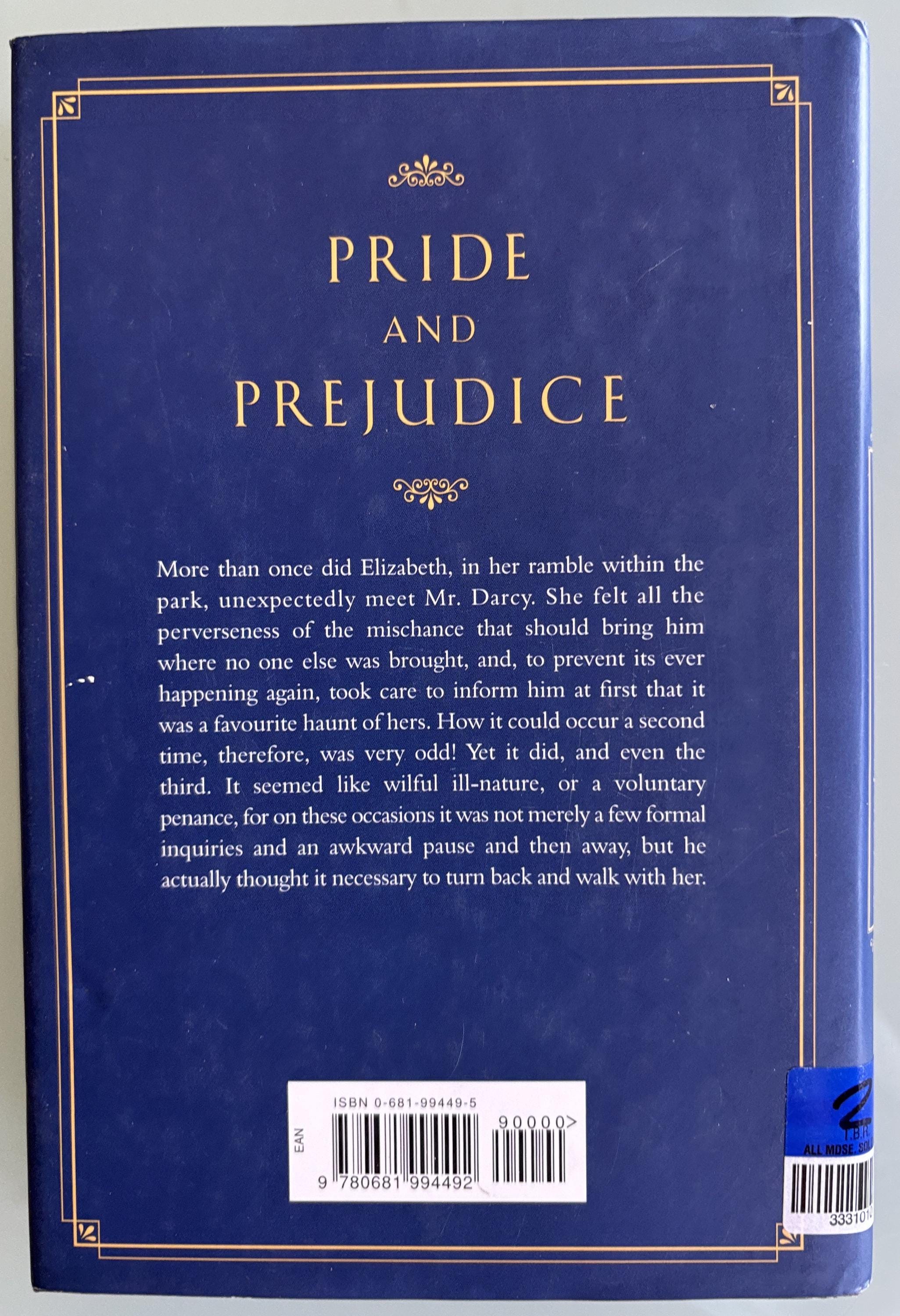 Pride and Prejudice:  Jane Austen Classic Novel