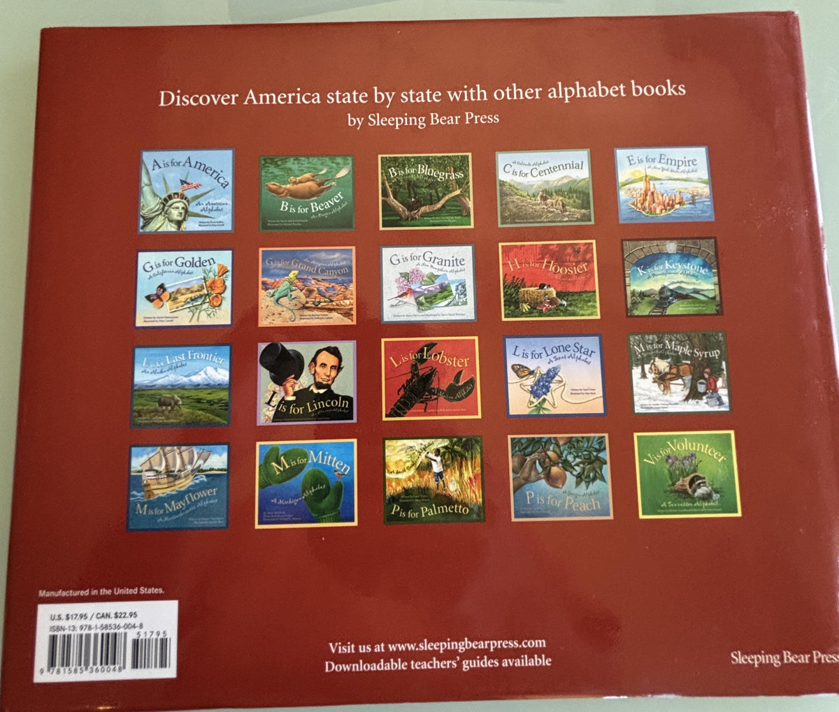 B is for Buckeye by Marcia Schonberg (An Ohio Alphabet)