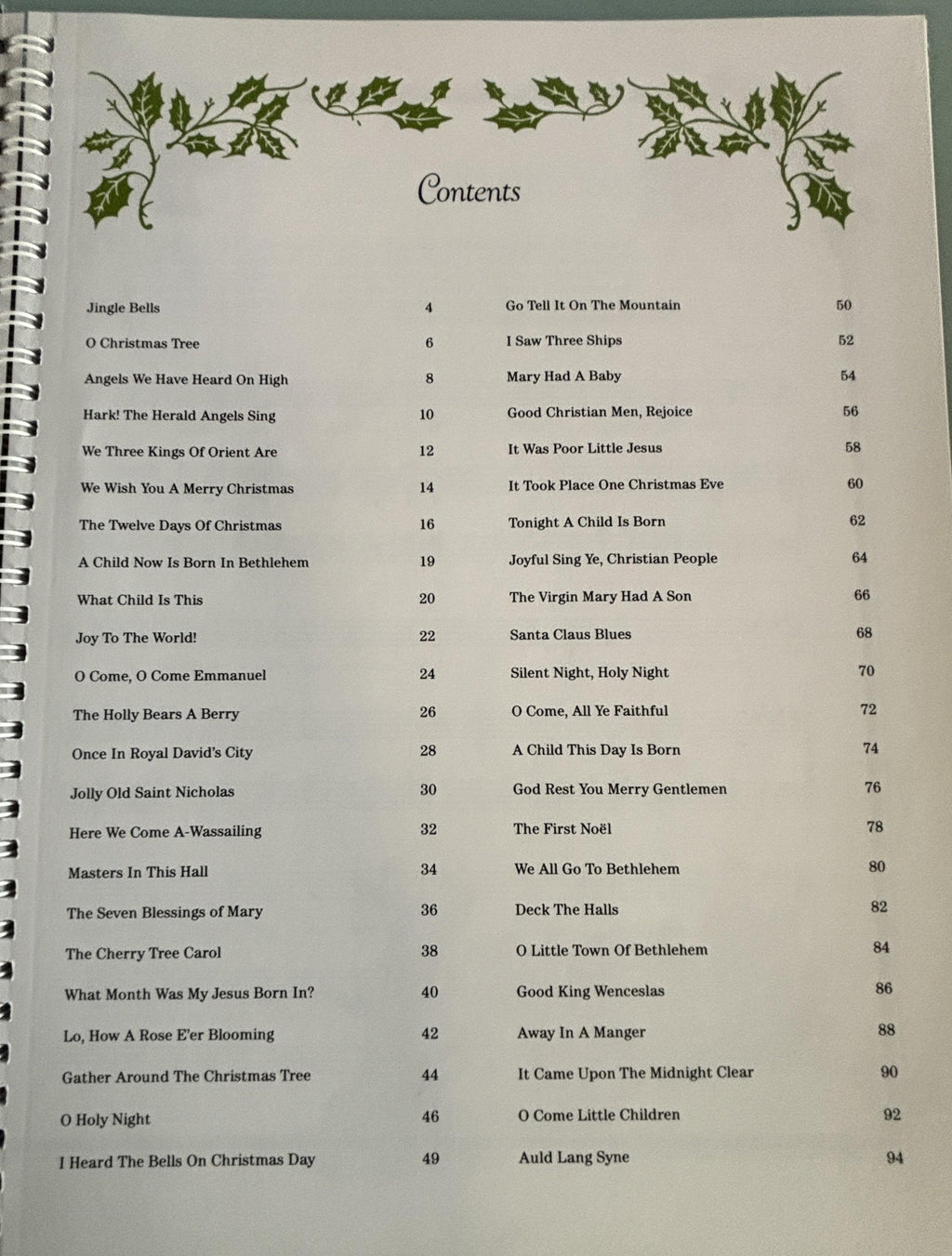 A Treasury of Christmas Carols:  Jerry Silverman