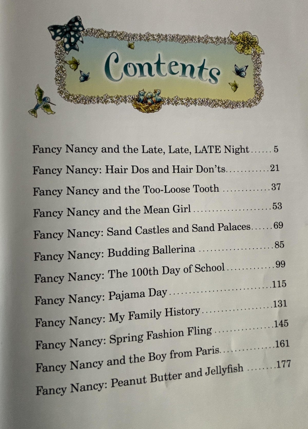 Fancy Nancy 5 Minute Stories:  Jane O'Connor  **  First Edition  **