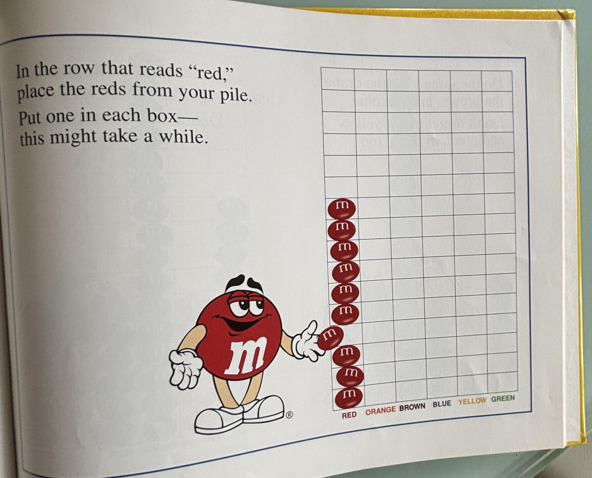 More M&M's brand chocolate candies math:  Barbara B McGrath  1998