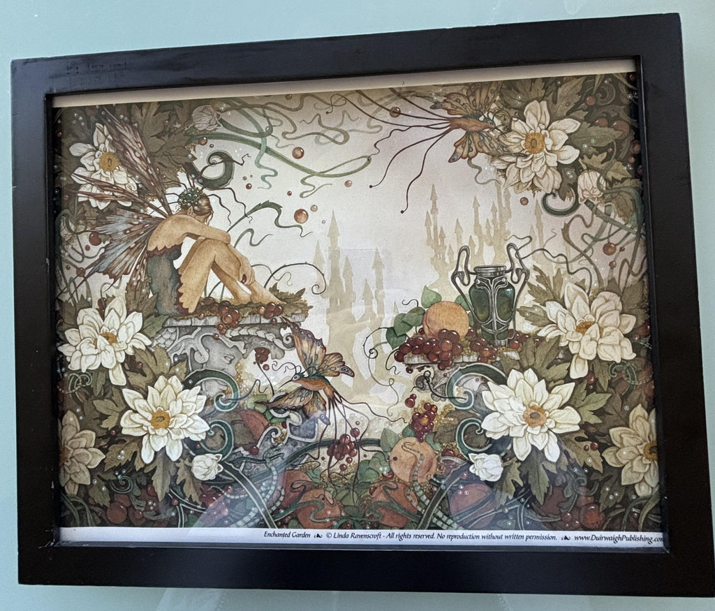Enchanted Garden:  Linda Ravenscroft  ( Children's Fairy Art Print )