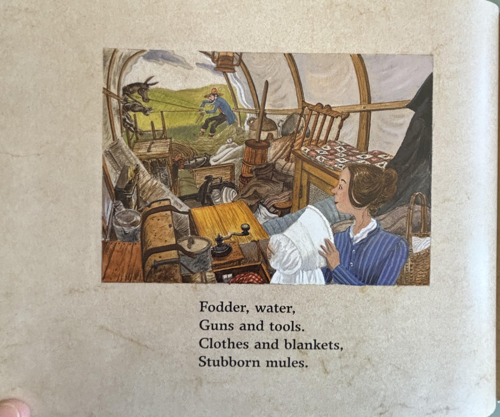 Covered Wagons, Bumpy Trails:  Verla Kay  **  Signed by Author. First Impressions **