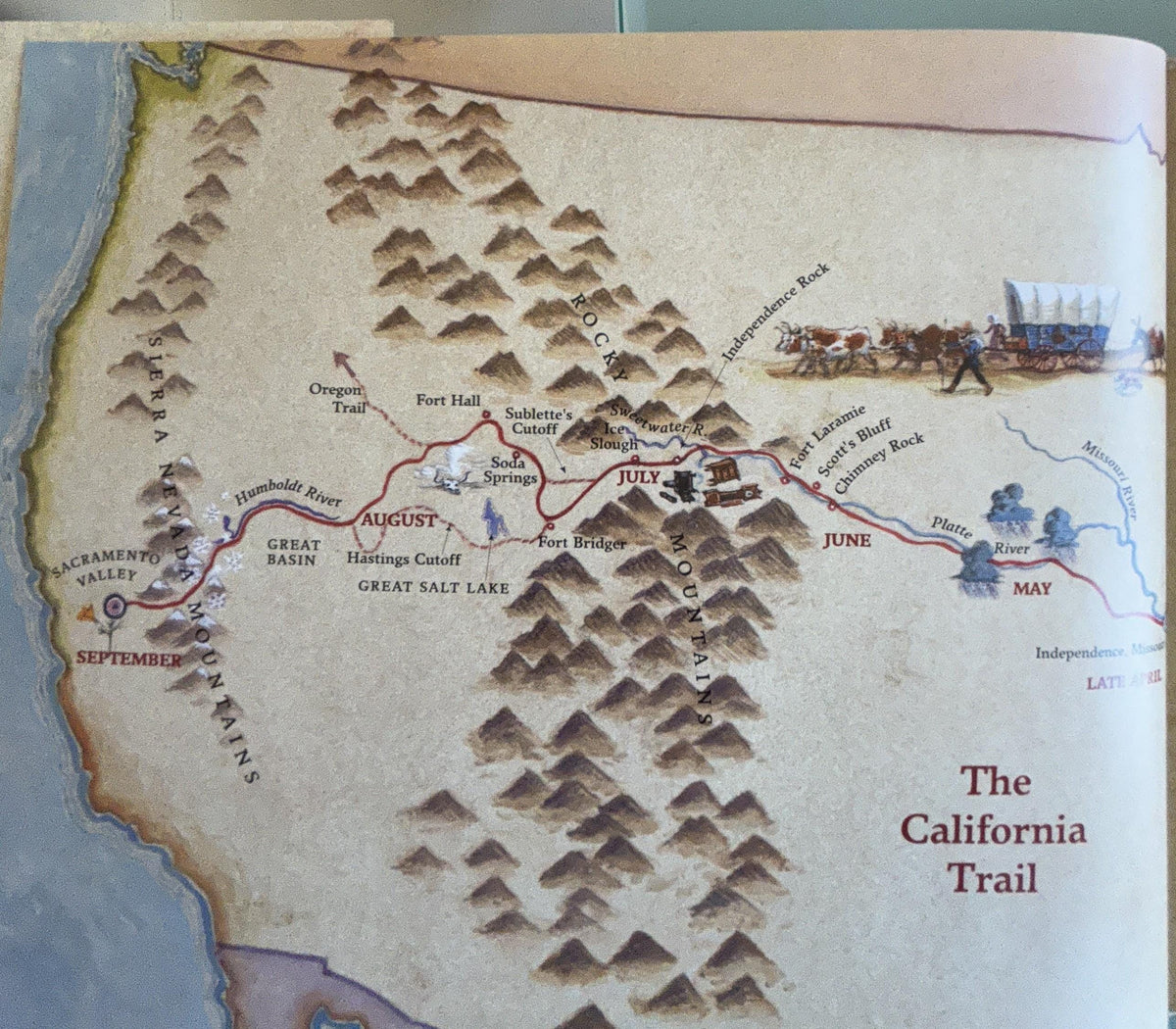Covered Wagons, Bumpy Trails:  Verla Kay  **  Signed by Author. First Impressions **