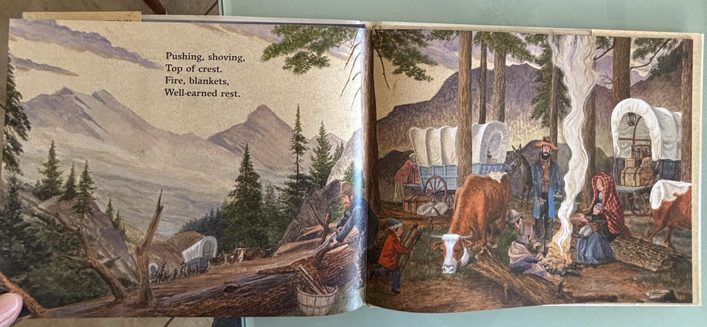 Covered Wagons, Bumpy Trails:  Verla Kay  **  Signed by Author. First Impressions **