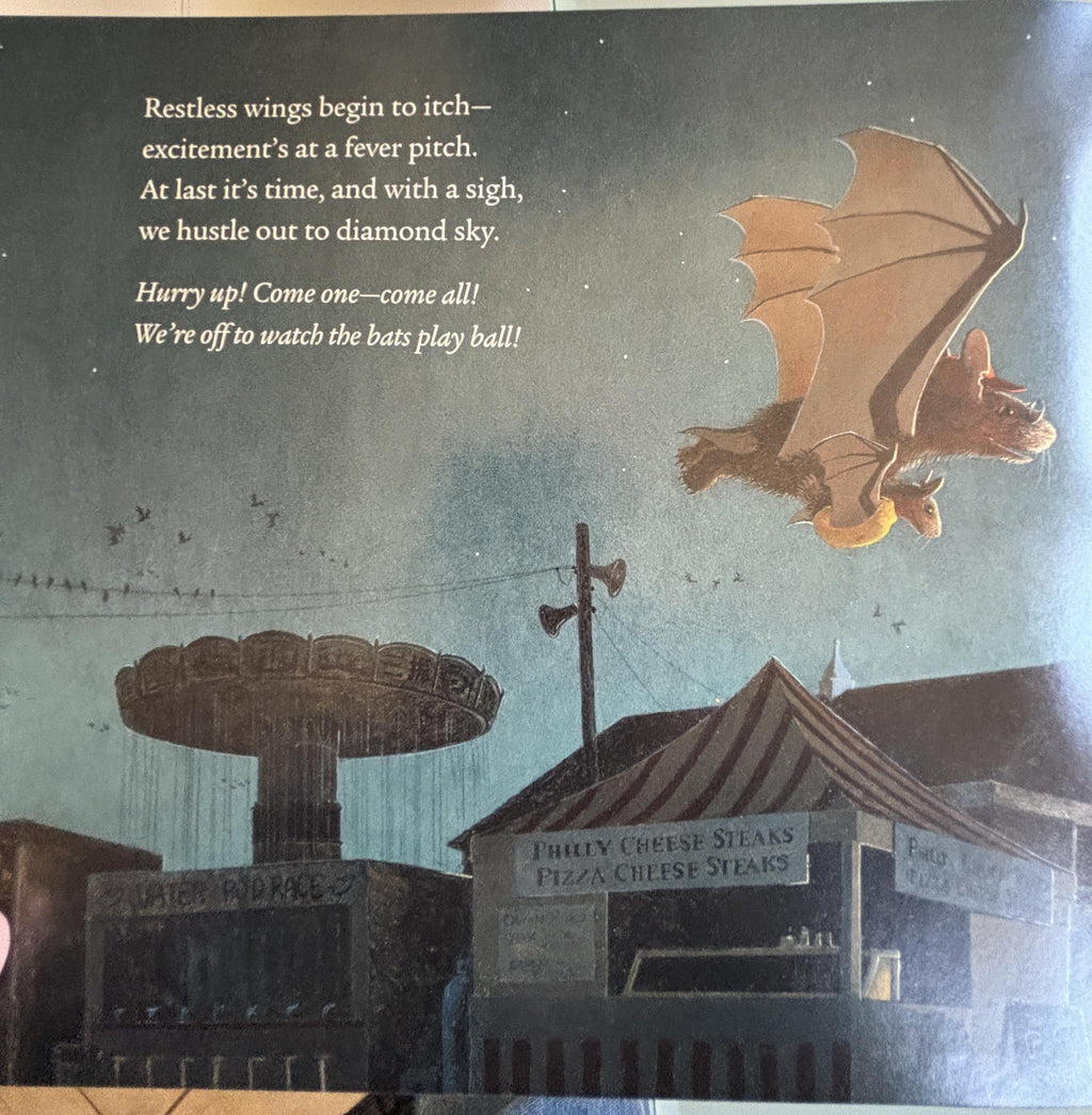 Bats at the Ballgame:  Brian Lies