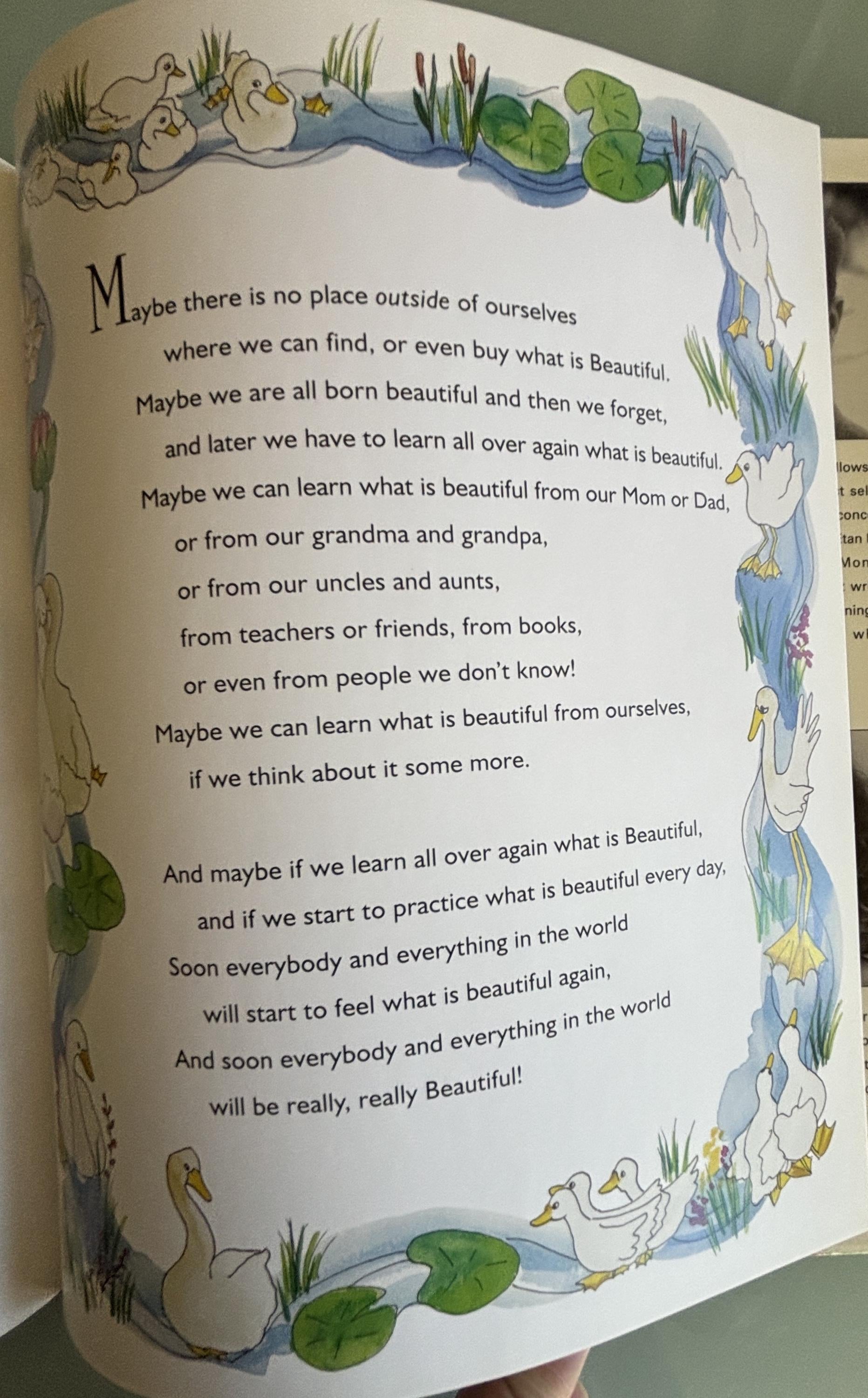 What is Beautiful? Signed Copy, Etan Boritzer Hardcover Book