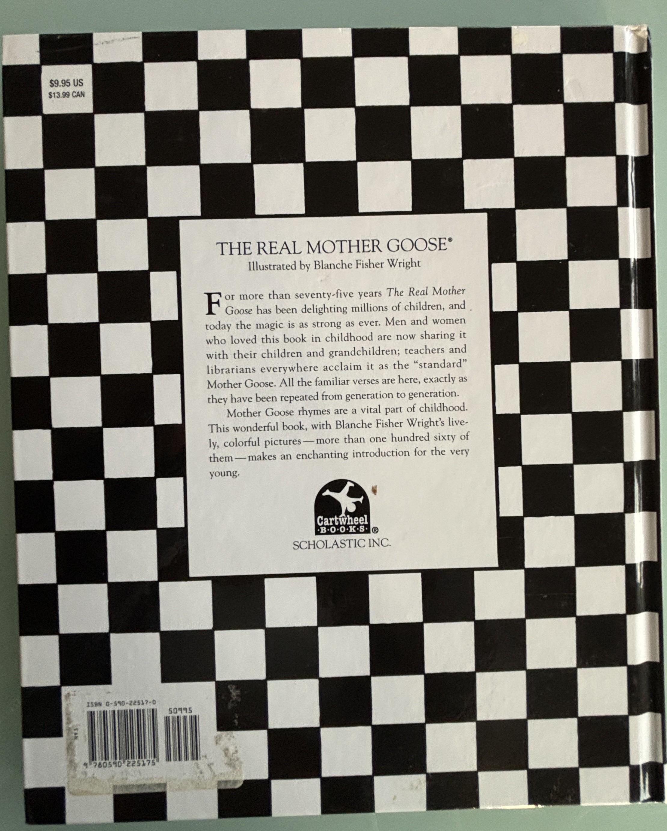 The Real MOTHER GOOSE:  **  First Scholastic Printing  **  1994