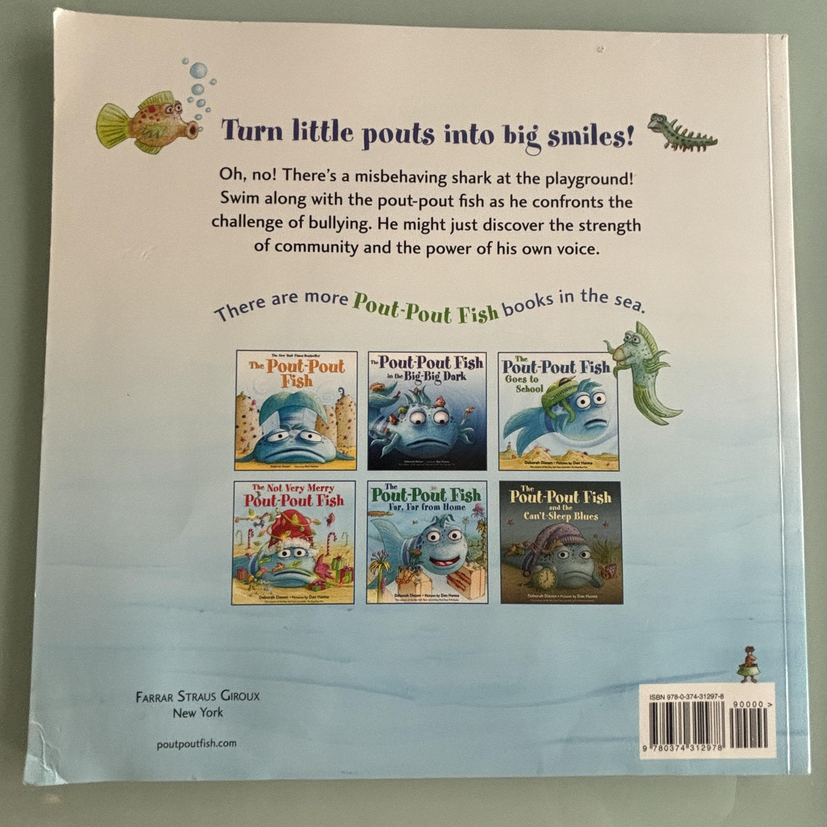 The Pout-Pout Fish and the Bully-Bully Shark:  Deborah Diesen  **  First Edition  **