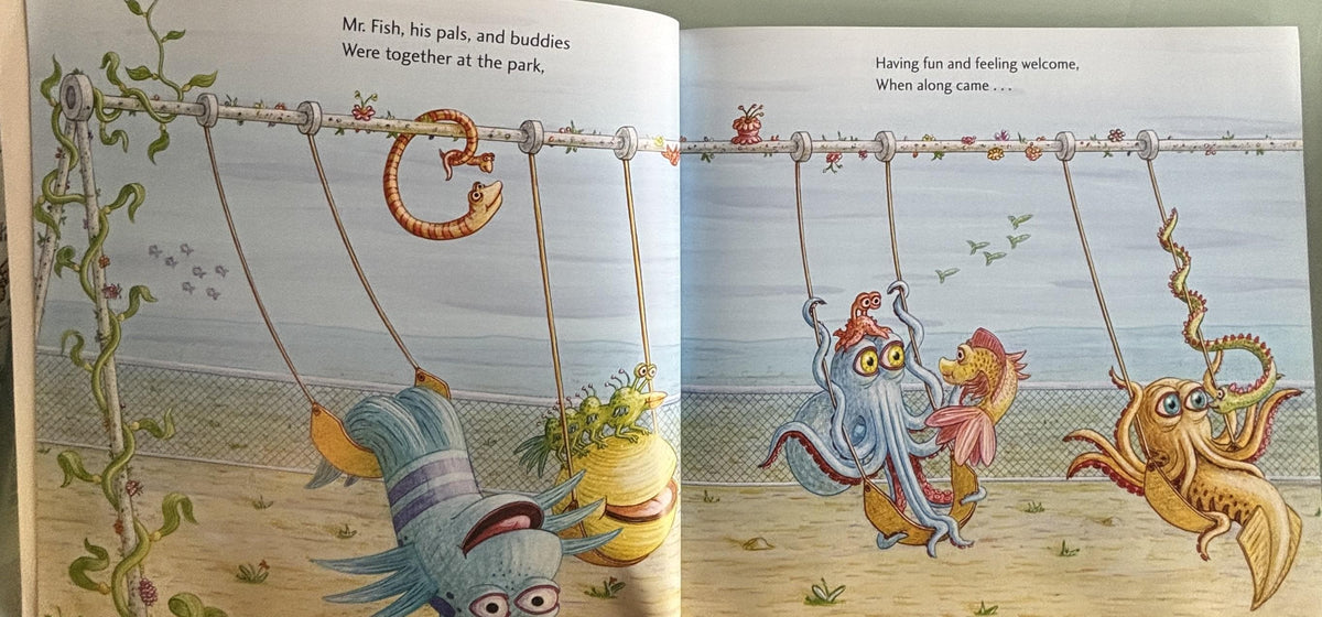 The Pout-Pout Fish and the Bully-Bully Shark:  Deborah Diesen  **  First Edition  **