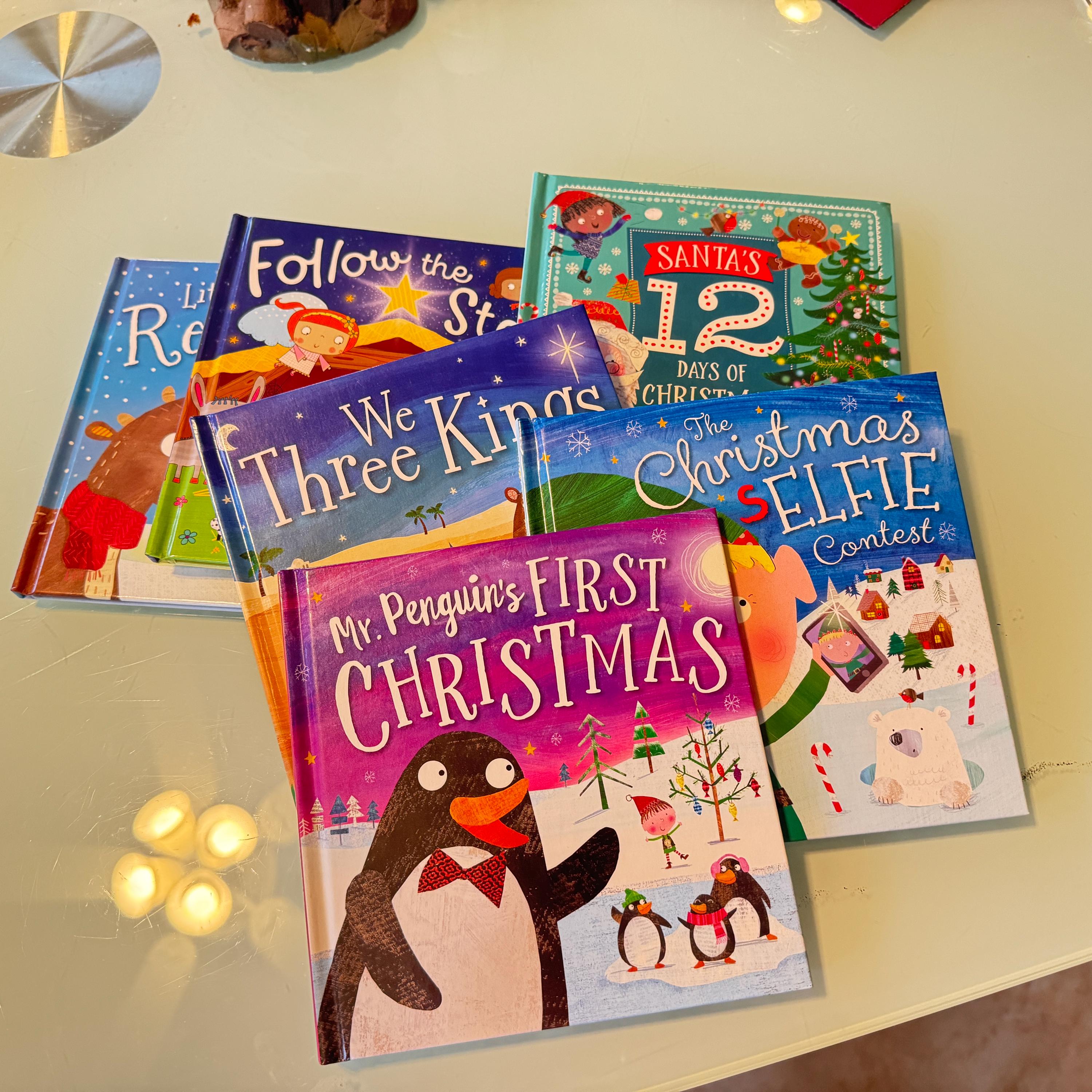 Mr. Penguin's First Christmas Storybook, Children's Holiday Book (6"x6")