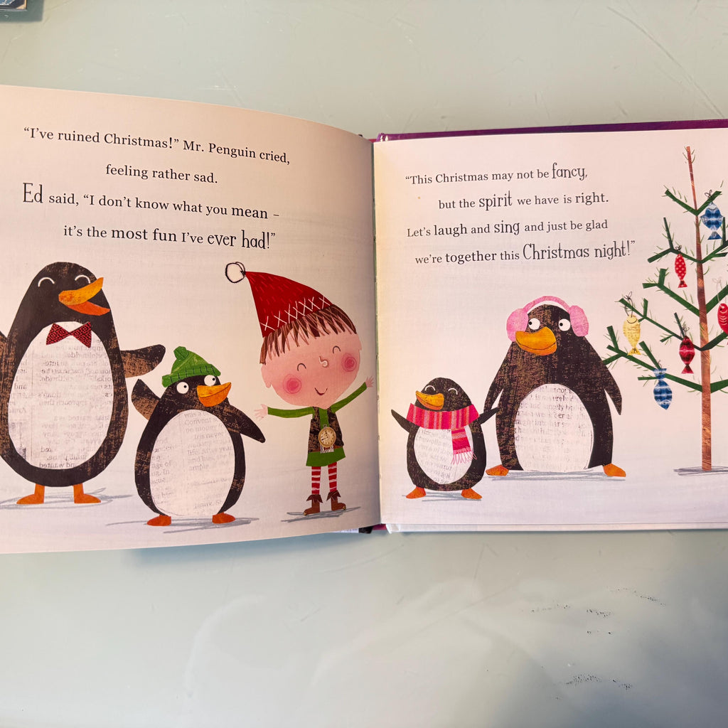 Mr. Penguin's First Christmas Storybook, Children's Holiday Book (6"x6")