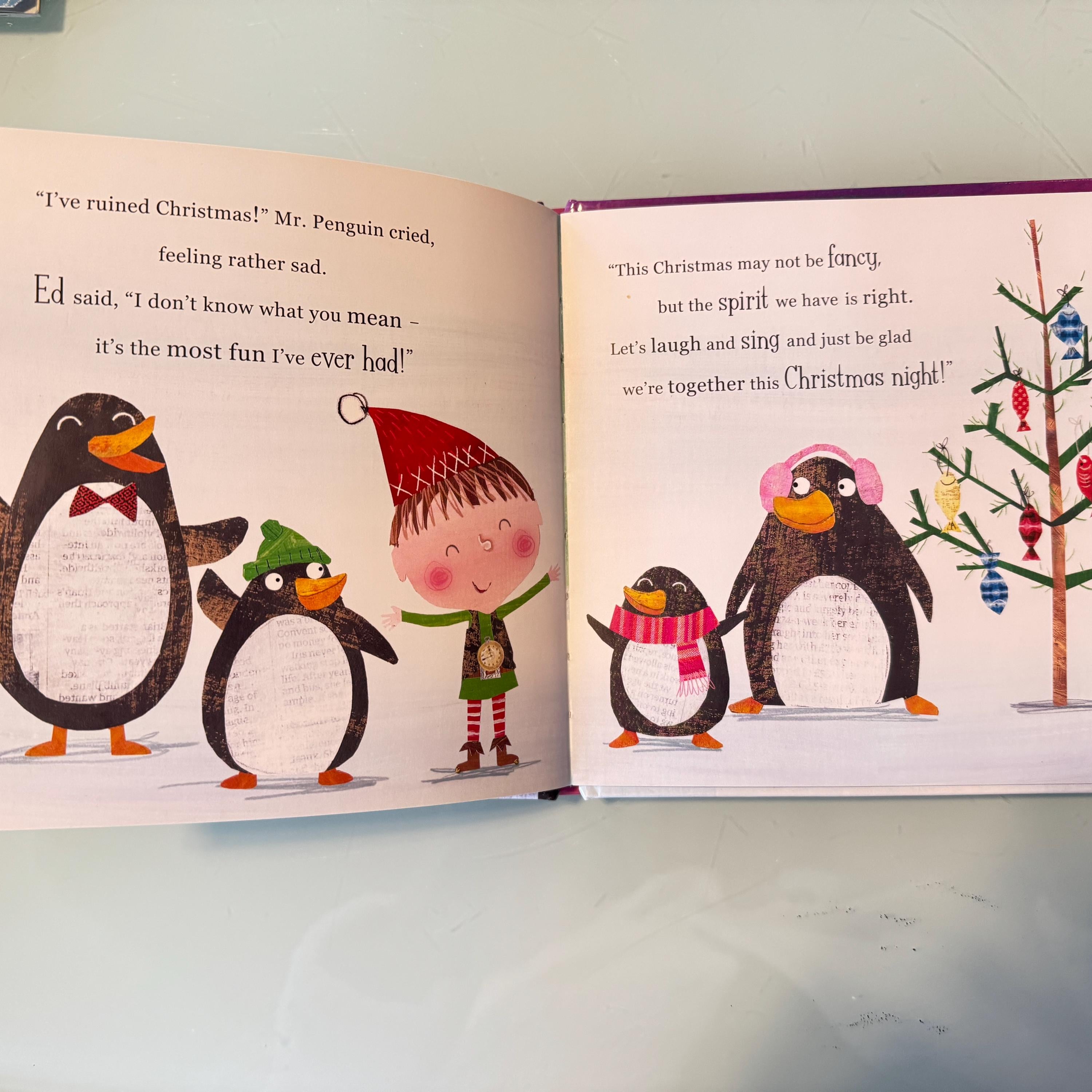 Mr. Penguin's First Christmas Storybook, Children's Holiday Book (6"x6")