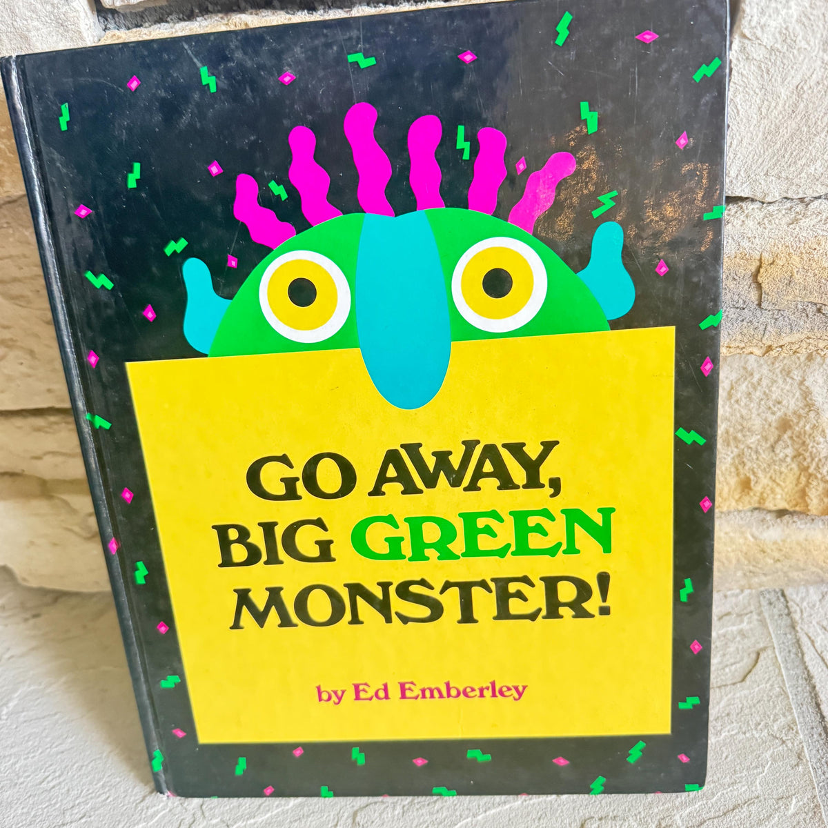 Go Away, Big Green Monster! Hardcover Children's Book, Ed Emberley