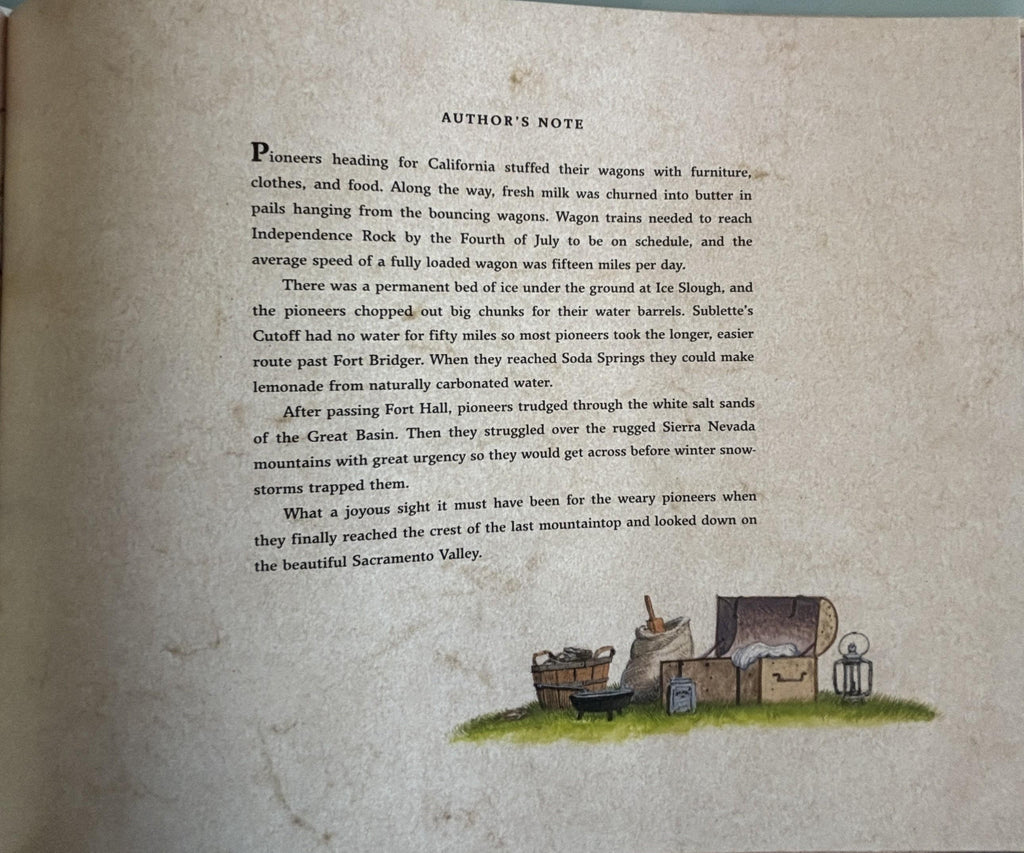 Covered Wagons, Bumpy Trails:  Verla Kay  **  Signed by Author. First Impressions **