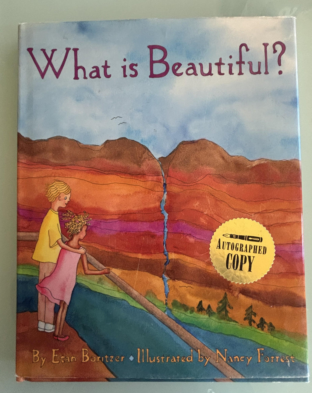 What is Beautiful? Signed Copy, Etan Boritzer Hardcover Book