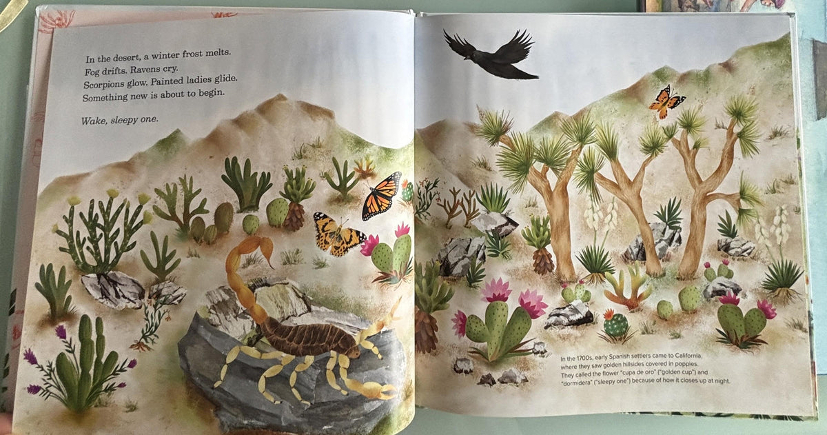 California Poppies and the Super Bloom, Wake, Sleepy One,  Lisa Kerr