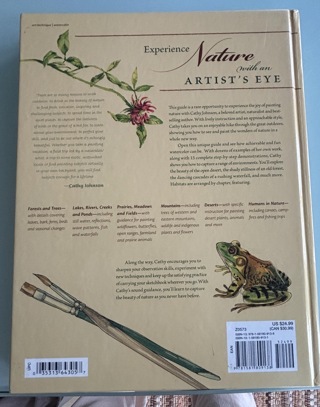Creating Nature in Watercolor (An Artist's Guide):  Cathy Johnson