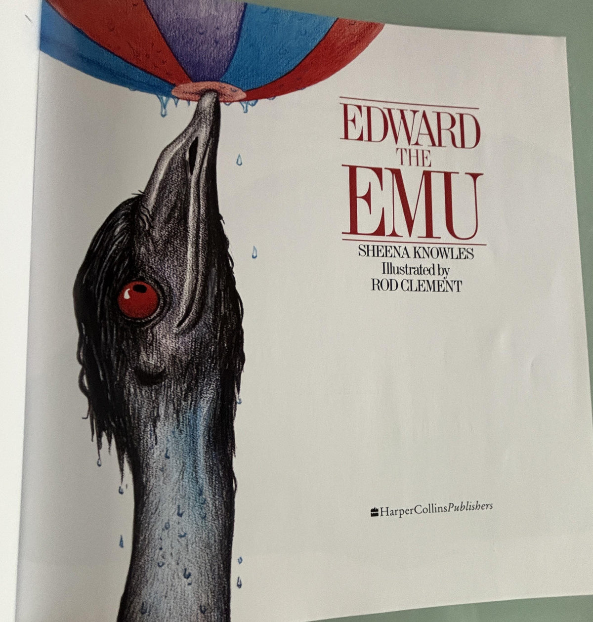 Edward the EMU:  Sheena Knowles  Softcover**  FIrst American Edition  **