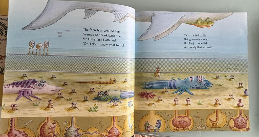 The Pout-Pout Fish and the Bully-Bully Shark:  Deborah Diesen  **  First Edition  **