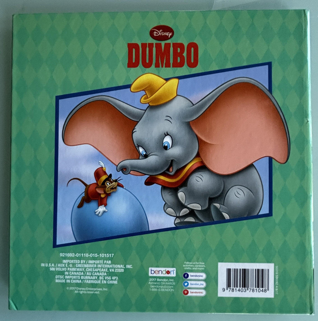 Disney's Dumbo Hardcover Children's Book, Bendon 2017