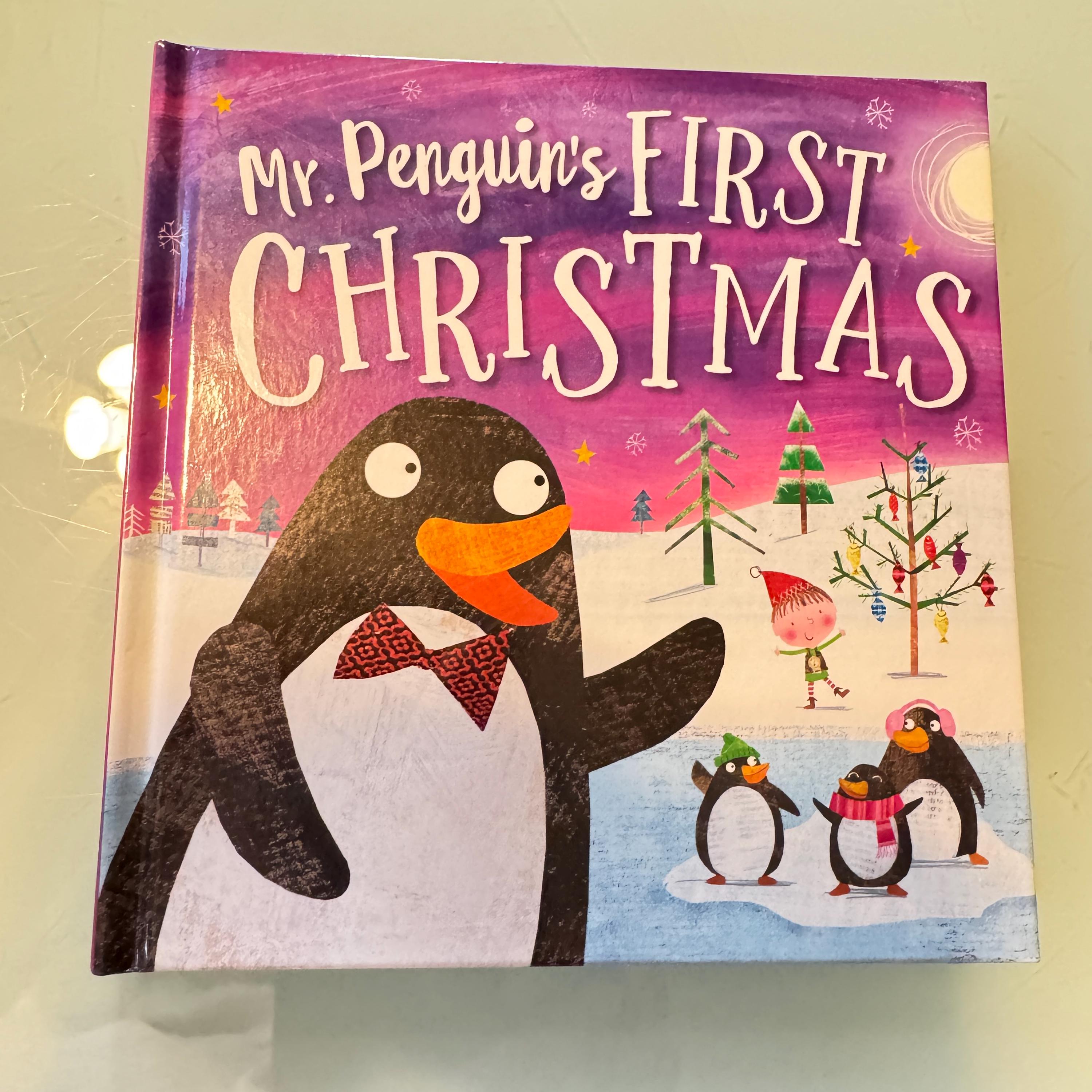 Mr. Penguin's First Christmas Storybook, Children's Holiday Book (6"x6")