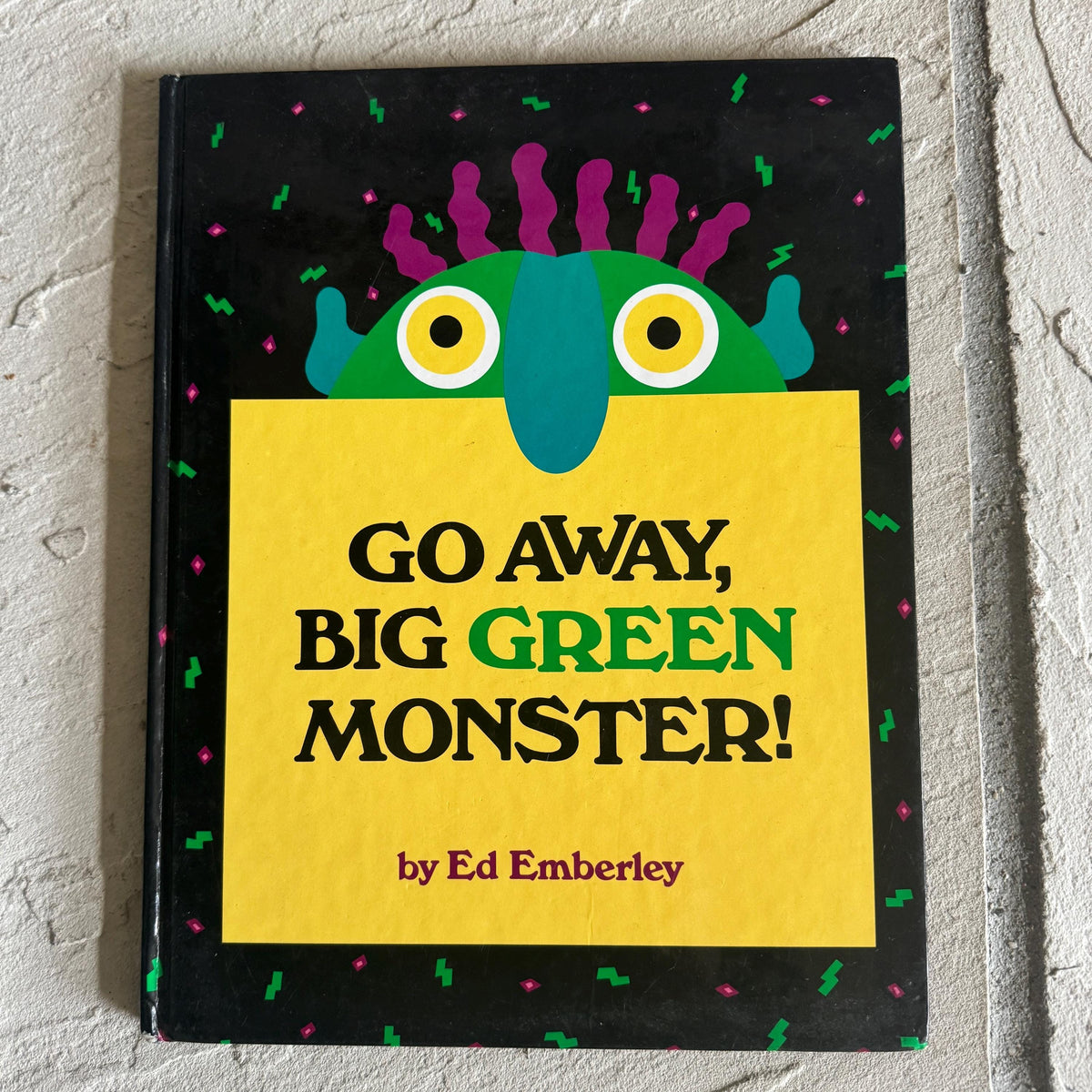 Go Away, Big Green Monster! Hardcover Children's Book, Ed Emberley