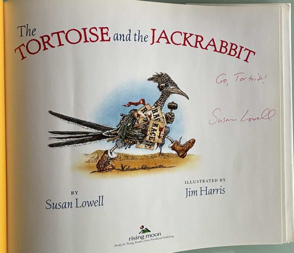 The Tortoise and the Jackrabbit:  Susan Lowell  **  Signed & First Edition  **  1994
