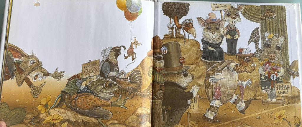 The Tortoise and the Jackrabbit:  Susan Lowell  **  Signed & First Edition  **  1994