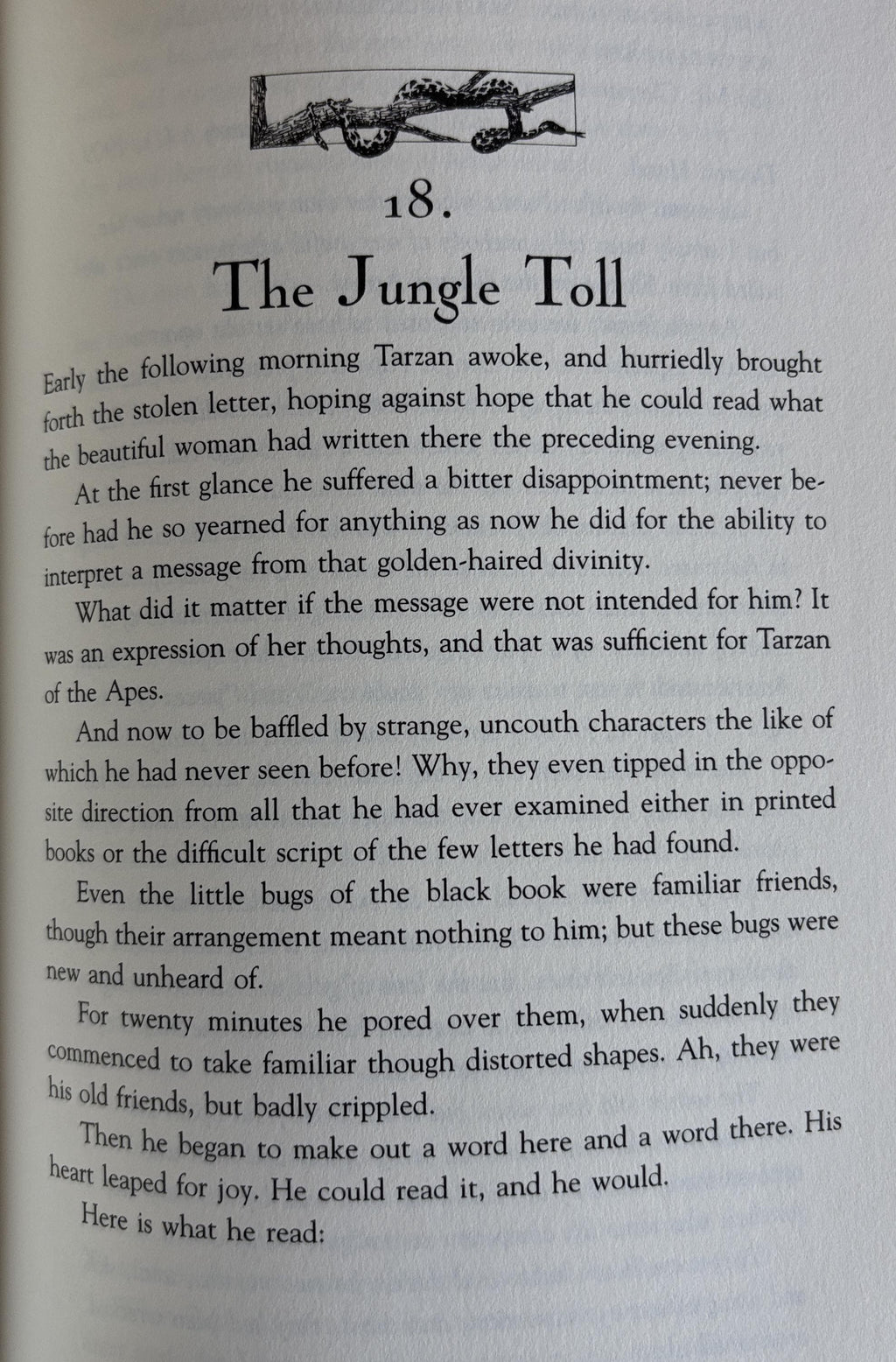 Tarzan of the Apes:  Edgar Rice Burroughs