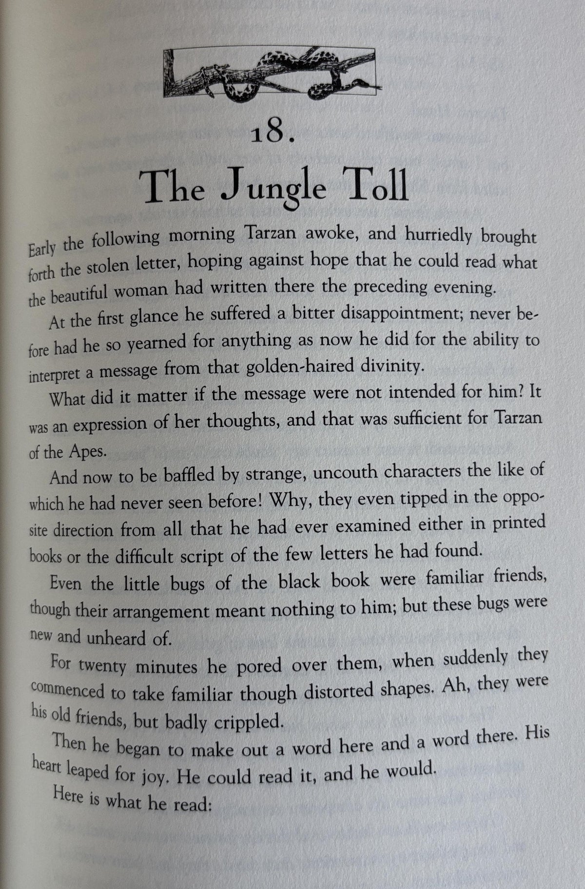Tarzan of the Apes:  Edgar Rice Burroughs