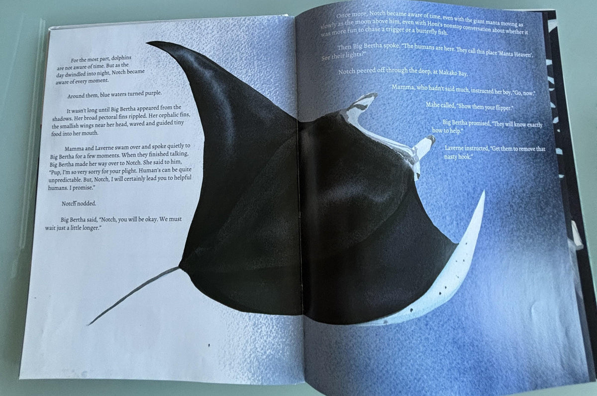 Notch, the rescued dolphin:  Martina Wing  **  Signed First Edition  **