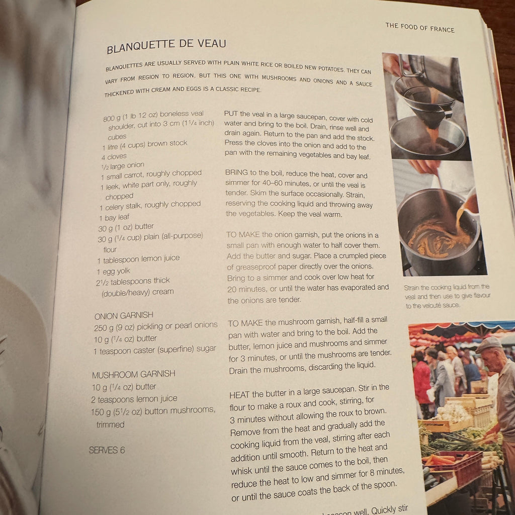 The Food of France Cookbook: Culinary Journey by Kay Halsey