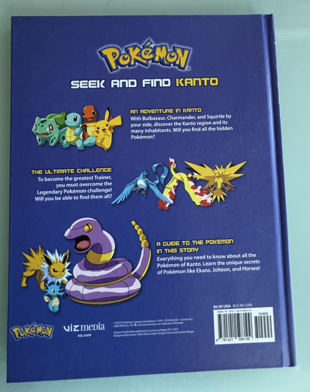 Pokemon Seek and Find:  Vizmedia  **  First Edition  **