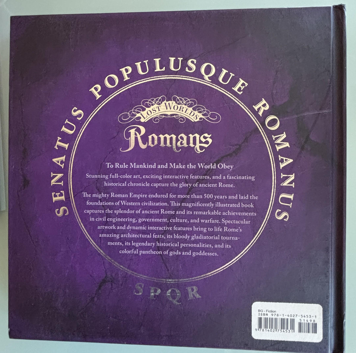 Lost Worlds Romans:  Michael Streeter  **  First Edtion  **